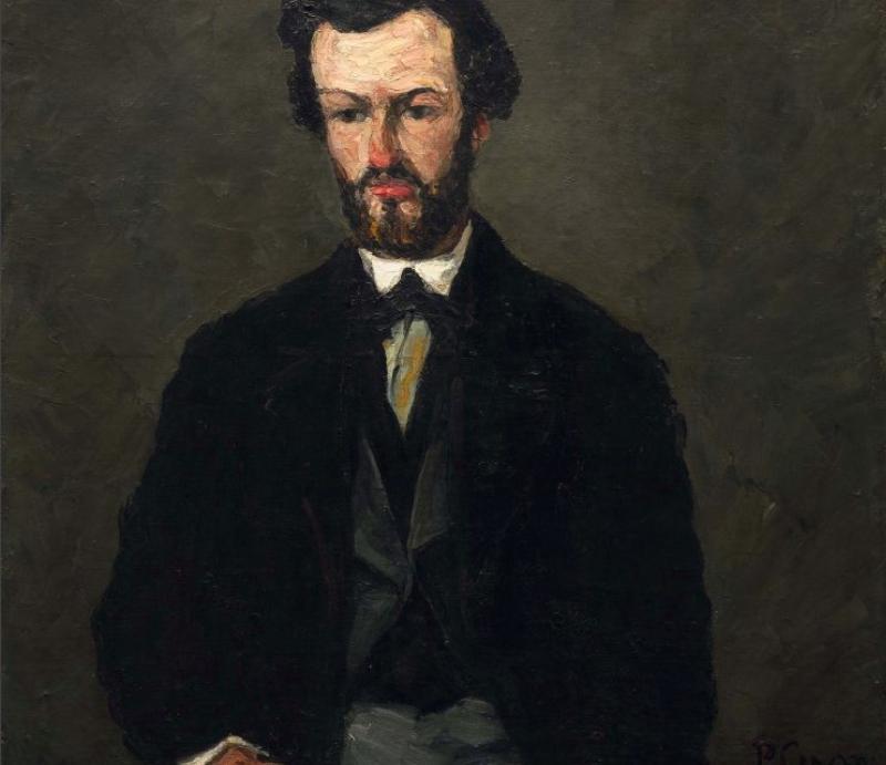 Une scène animée du Montparnasse littéraire des années folles près de la rue Notre Dame des Champs, avec des écrivains attablés.